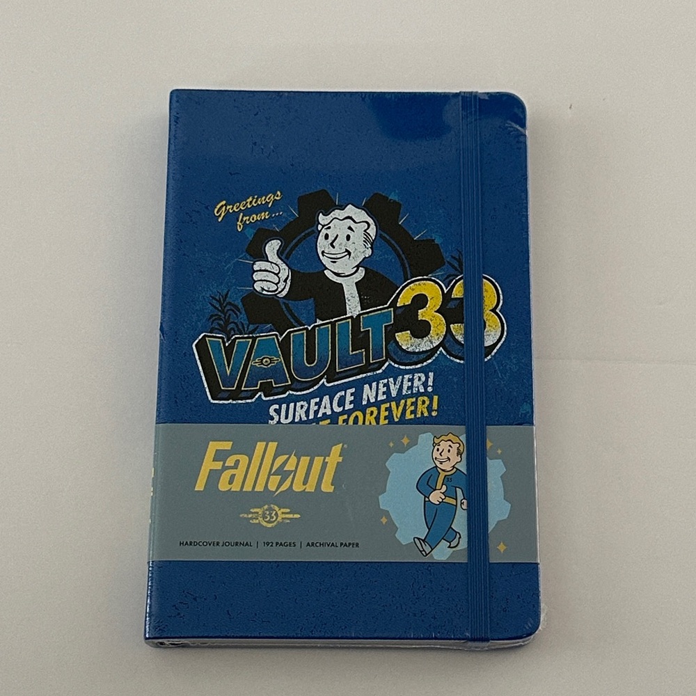 Blue Fallout Vault 33 Journal / Sketchbook